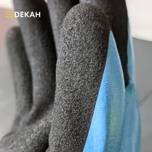 Load image into Gallery viewer, DeltaPlus VV636 BL WET &amp; DRY  INDUSTRIAL NITRILE WORK GLOVE
