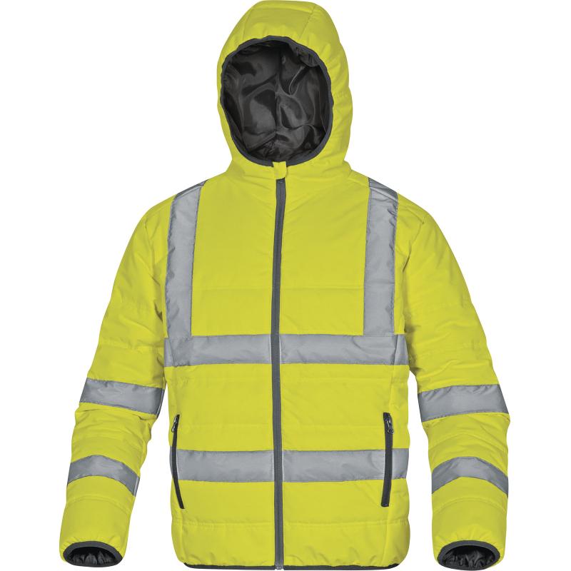 DELTAPLUS  DOON HI VIZ PADDED SAFETY JACKET