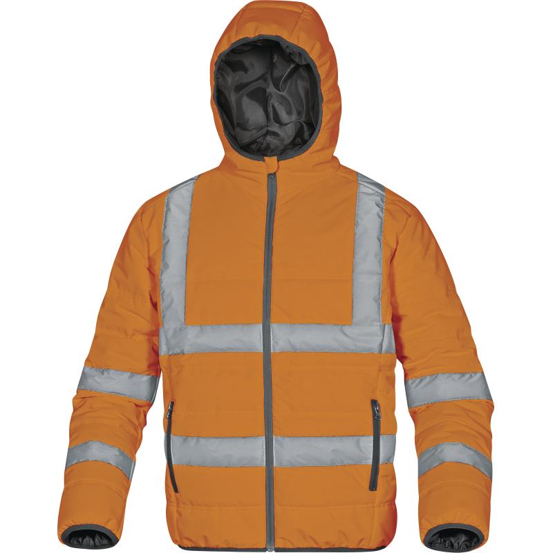 DELTAPLUS  DOON HI VIZ PADDED SAFETY JACKET