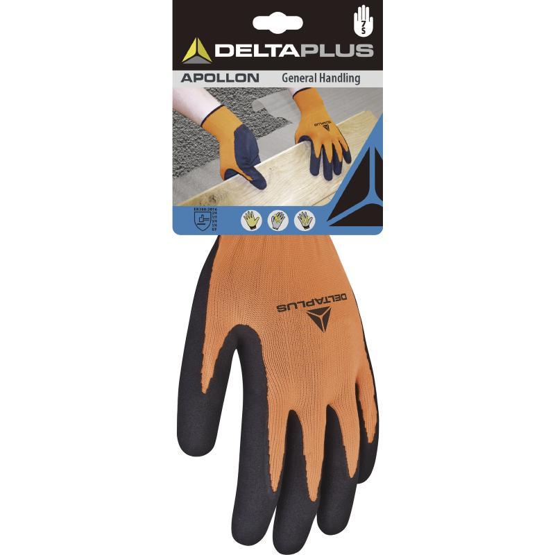 DELTAPLUS VV733  LATEX FOAM COATING PALM WORK GLOVE