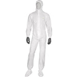 DELTAPLUS DT117 DELTATEK 5000 DISPOSABLE OVERALLS WITH HOOD - 5B TYPE - 6B TYPE