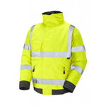 LEO - CHIVENOR - YELLOW -  ISO 20471 CLASS 3 HI VIZ WATERPROOF BOMBER JACKET