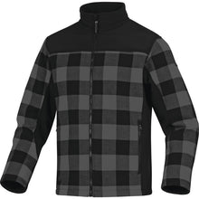 Load image into Gallery viewer, DELTAPLUS KODIAK JACKET IN COTTON POLYESTER POLAR FLEECE, GREY-BLACK
