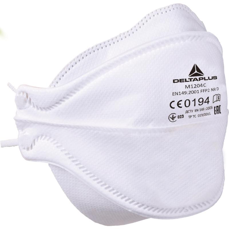 DELTAPLUS M1204 BOX OF 20 HALF-MASKS FFP2 WITH 4 FOLDABLE PARTS