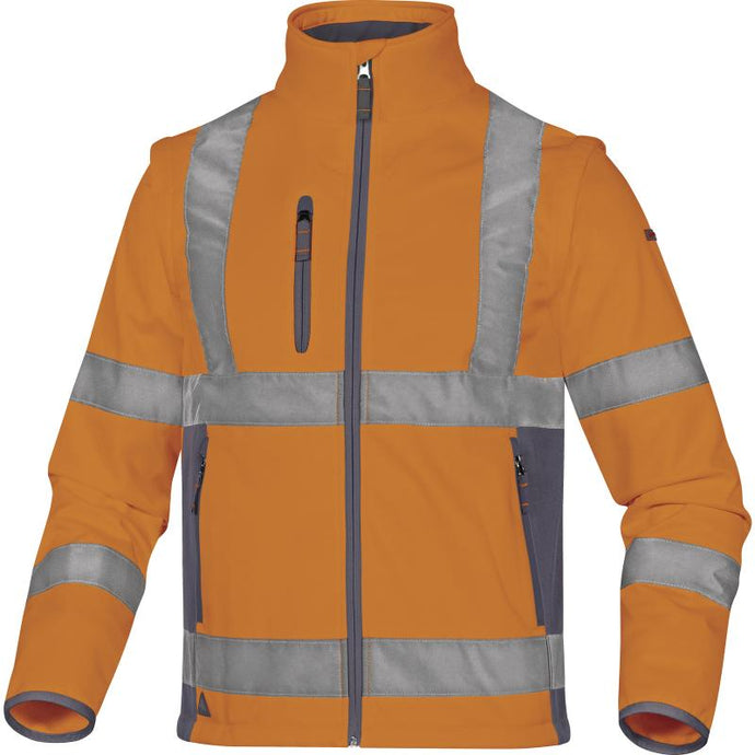 DELTAPLUS  MOONLIGHT SOFTSHELL EXECUTIVE JACKET - ORANGE