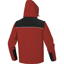 Load image into Gallery viewer, DELTA ORSA SOFTSHEL JACKET, RED-BLACK
