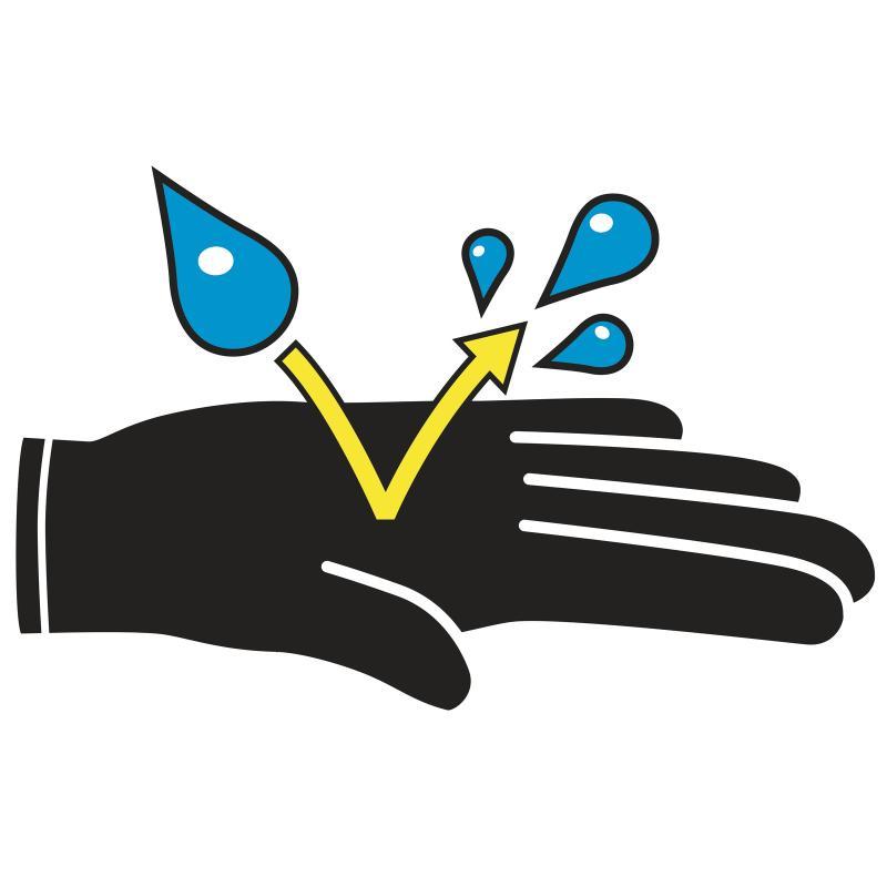 DELTAPLUS VV636 BL WET & DRY  INDUSTRIAL NITRILE WORK GLOVE