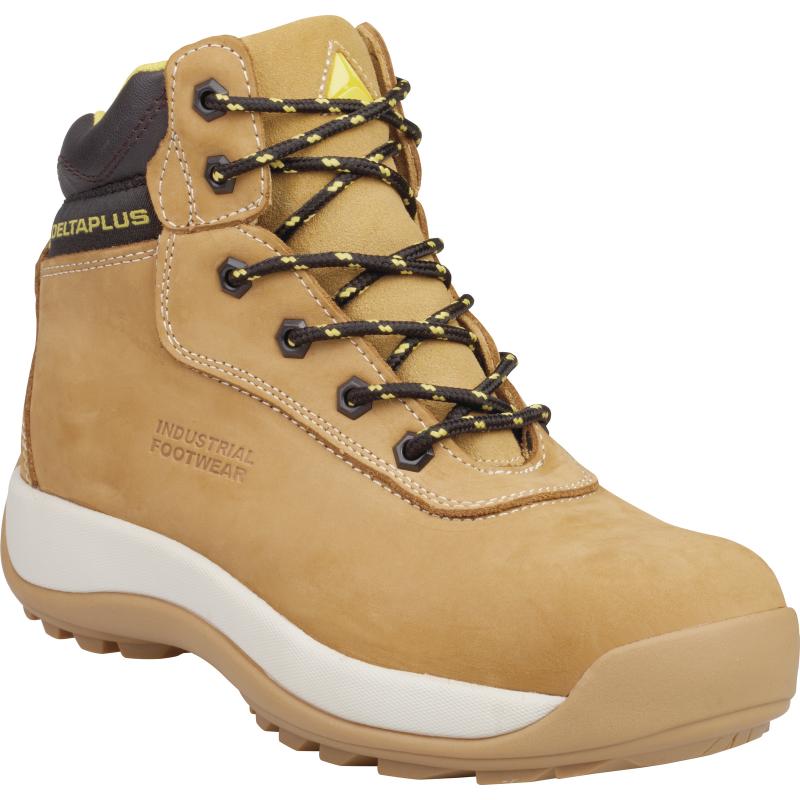 DELTAPLUS SAGA S3 SRC NUBUCK TAN SAFETY WORK BOOT FOOTWEAR
