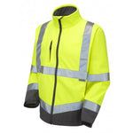 LEO - BUCKLAND - YELLOW - ISO 20471 CLASS 3 HI VIZ SOFTSHELL WORK JACKET