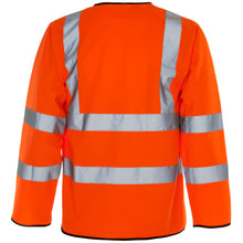 Load image into Gallery viewer, Supertouch Hi Vis Orange Long Sleeved Velcro Vest
