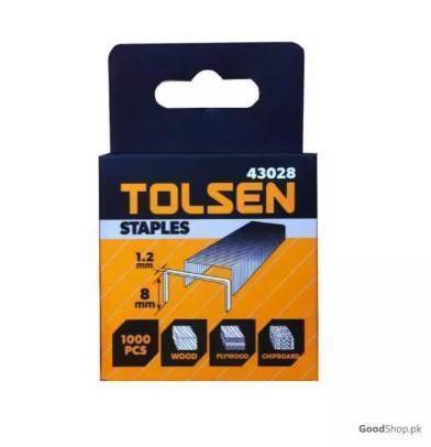 TOLSEN STAPLES 1000PCS 1.2*12MM STOCK NO. 43030