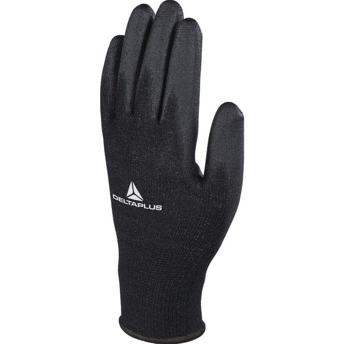 DELTAPLUS VE702PN POLYESTER KNITTED PU PALM WORK GLOVE