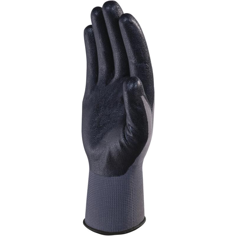 DeltaPlus VE722 POLYESTER KNITTED  - NITRILE FOAM PALM WORK GLOVE