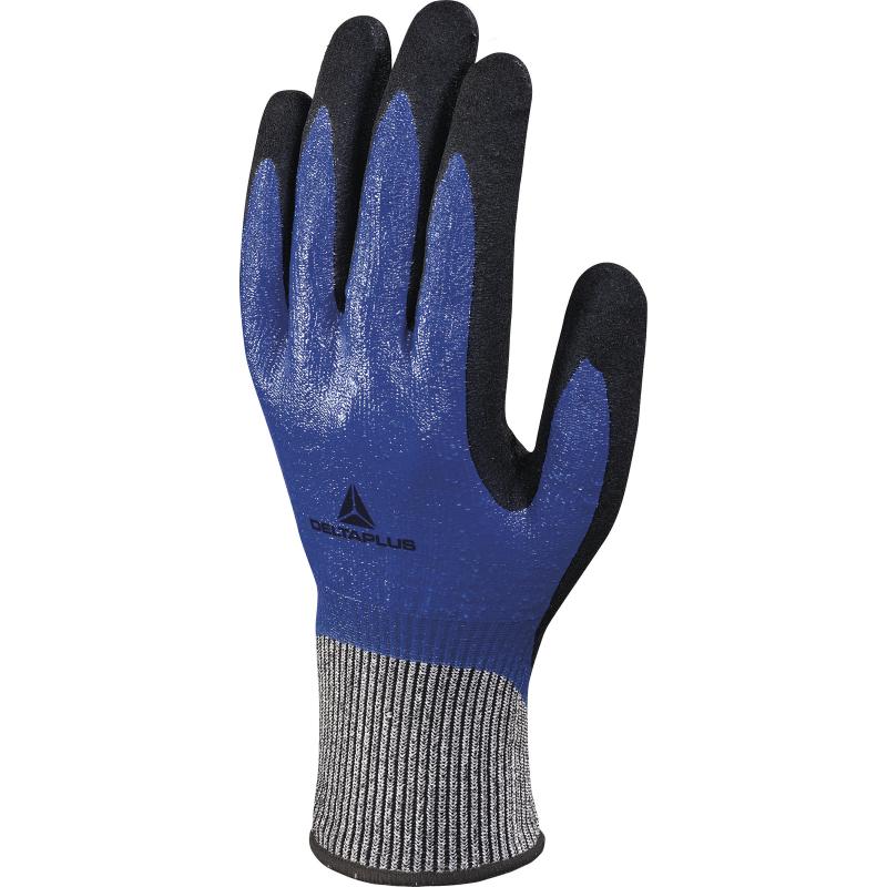 DELTAPLUS VENICUT 54BL OIL 13 GUAGE CUT SAFETY WORK GLOVES