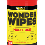TUB OF INDUSTRIAL CLEANING  EVERBUILD WONDER WIPES (100)