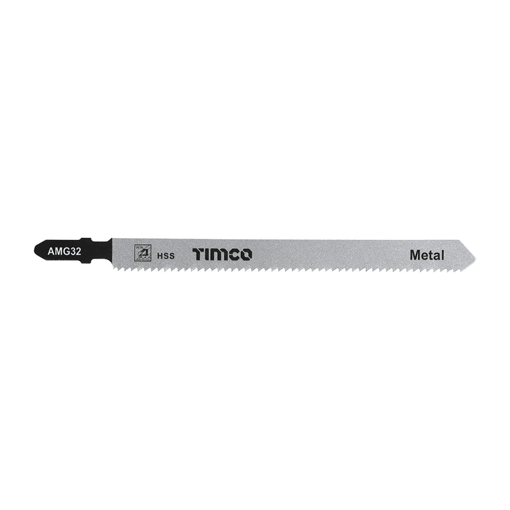 TIMCO Jigsaw Blades - Metal Cutting - HSS Blades T318B