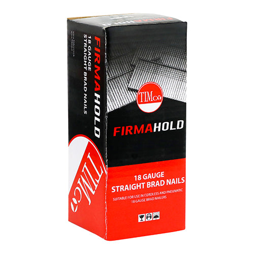 TIMCO FirmaHold 18G X 16MM Collated Brad Nails Straight Galvanised (5000)
