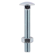 Load image into Gallery viewer, Carriage Bolts &amp; Hex Nuts - Zinc M12 x 180
