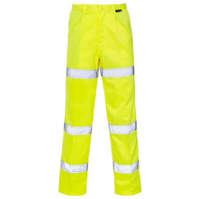 SUPERTOUCH HI  VIS  3 Band Polycotton Trousers - H60