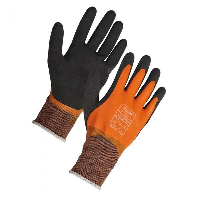 Pawa PG201 Water-Repellent Industrial Gloves Wet Dry Nitrile Work Glove