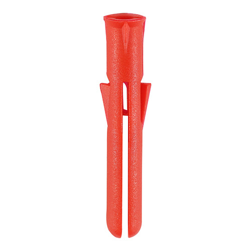 TIMCO Premium Plastic Plugs - Red 34mm (1000)