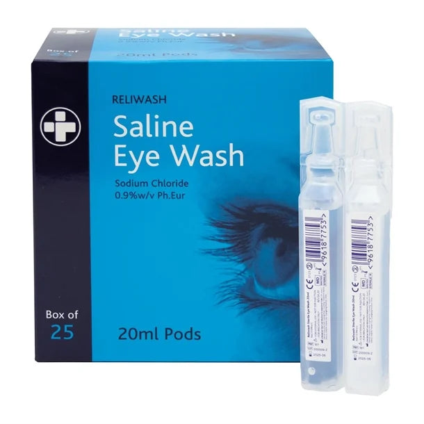 TIMCO - SALINE EYE WASH PODS 20ML CAPSULE ( BOX 25)
