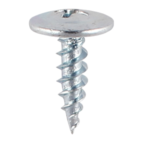 TIMCO Metal Construction Sheet & Framing Screws PH Wafer Sharp Point Zinc 8 x 9/16